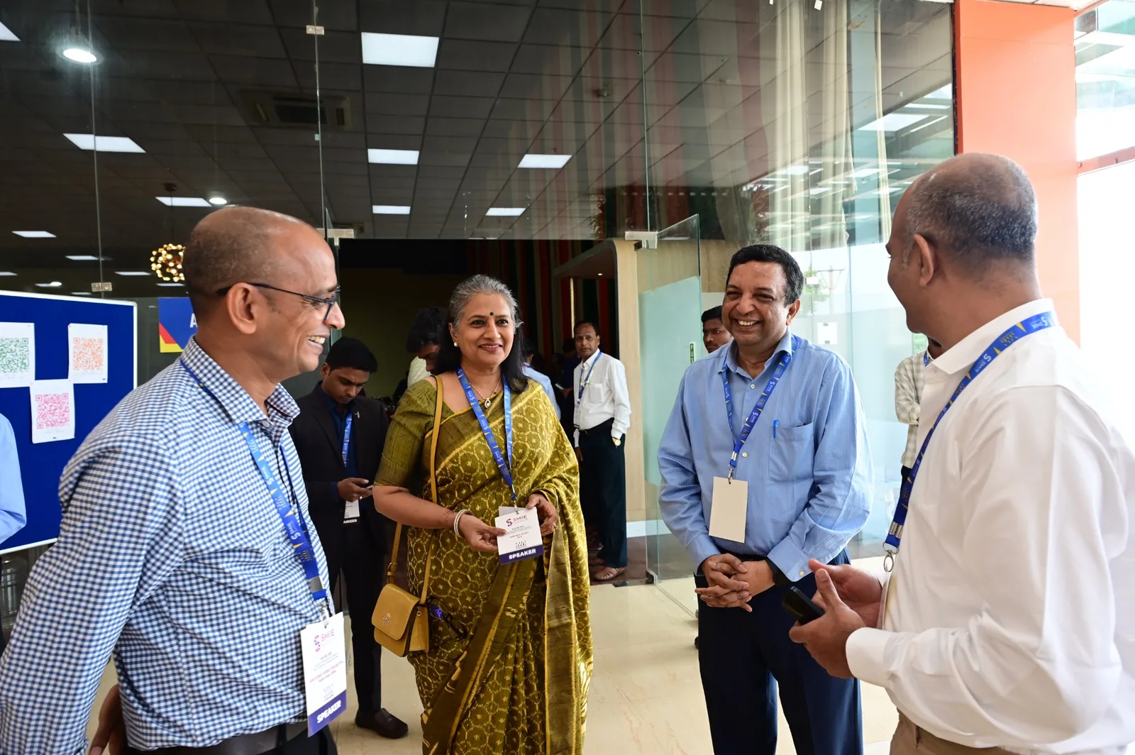 Delegates in conversation at SMilE Summit