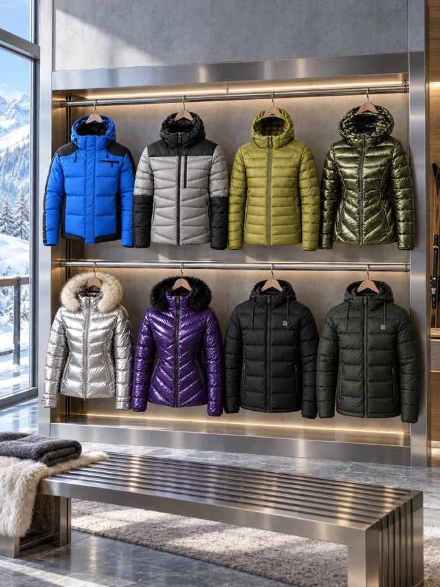 Volume: Colour and shine give the winter wardrobe its dimension.